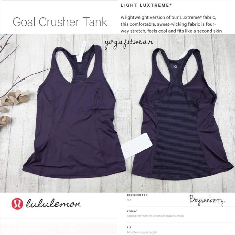 Lululemon goal crusher tank